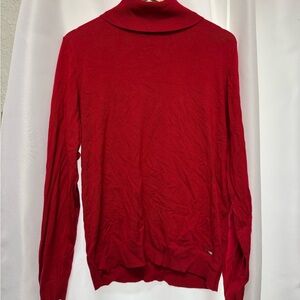 XL Red Calvin Klein Turtle Neck